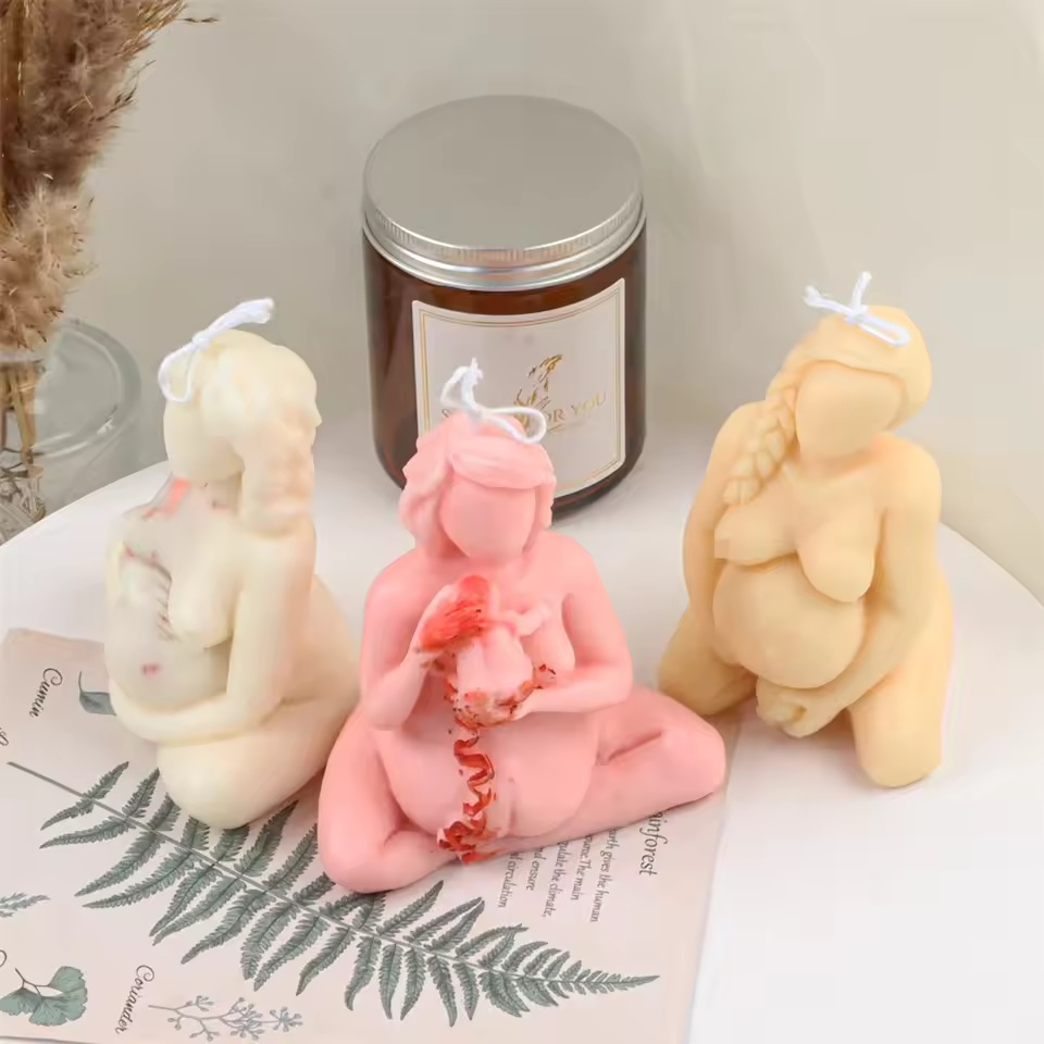 Resin Art Furniture - 3D Anne Bebek Silikon Mum Kalıp