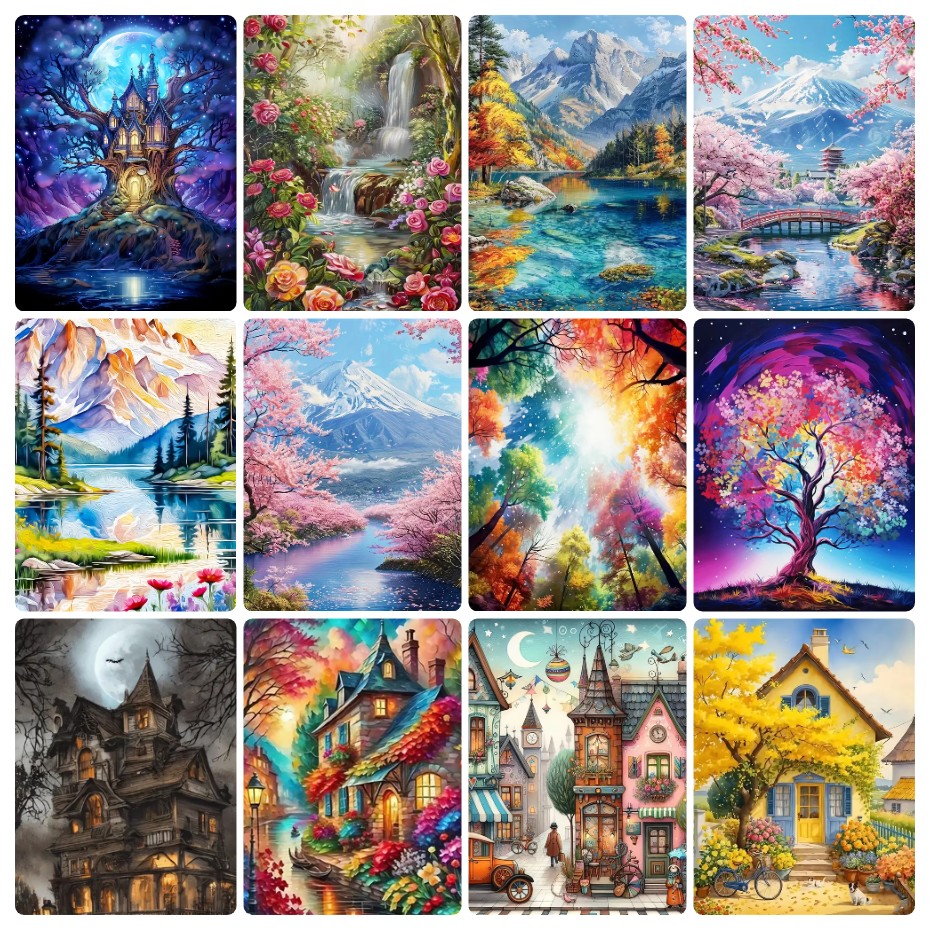 Resin Art Design - 5D DIY Elmas Boyama Efsane Çiçek