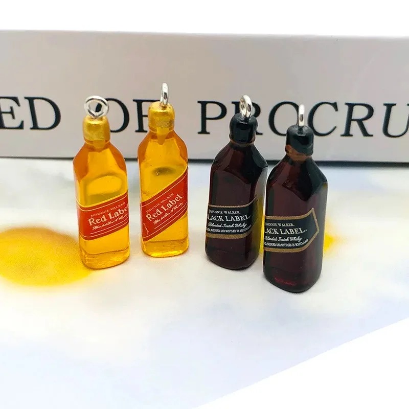 Resin Art Jewelry Kit - 10 adet minik şarap barı şişe