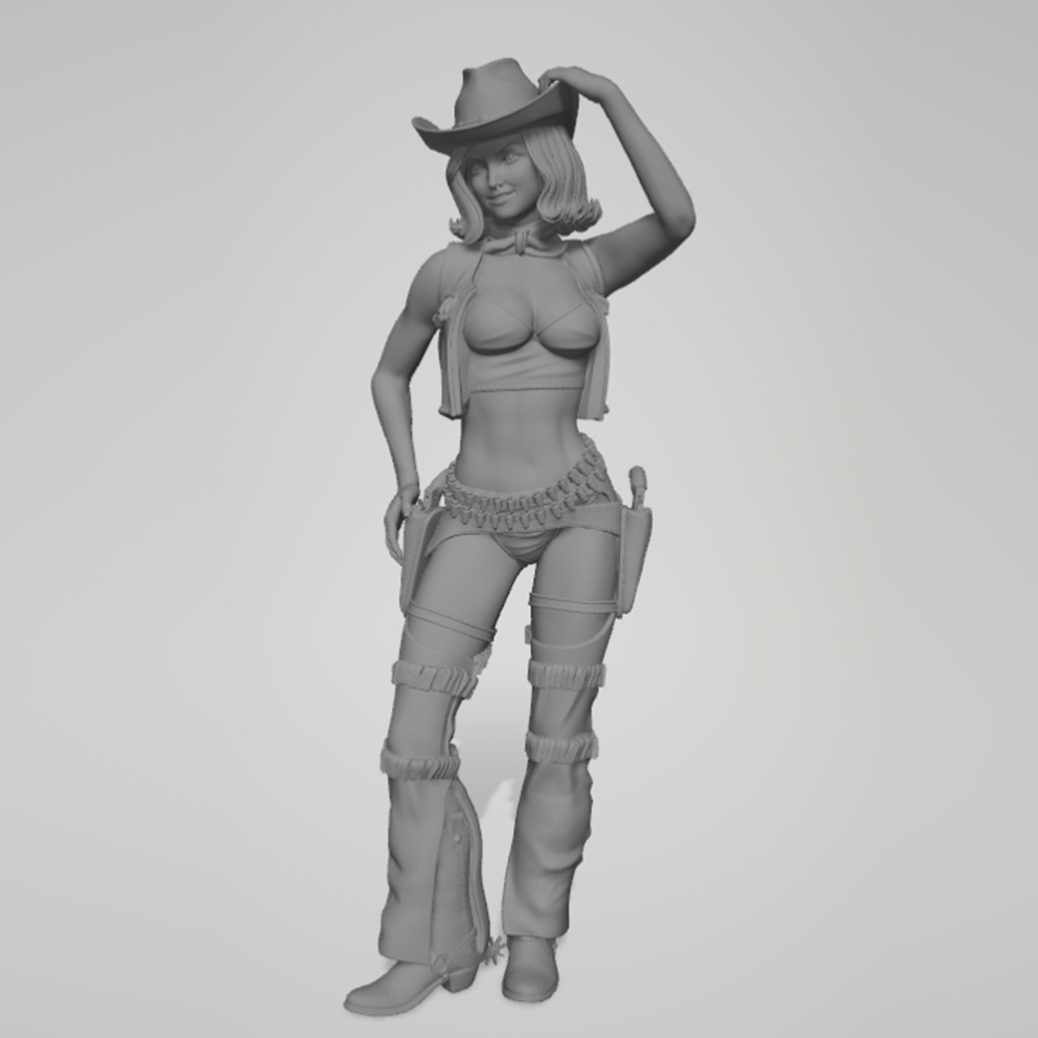 1/24 1/18 1/12 kovboy kız Demo - Resin Art Design incelemesi ve fiyatı