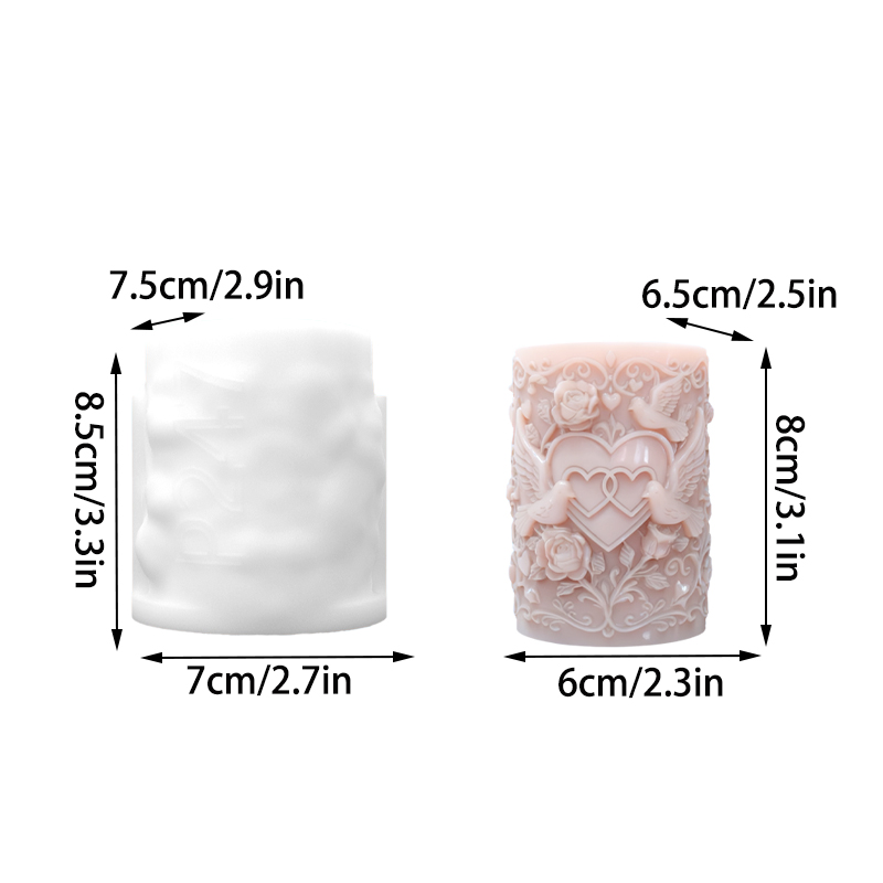 Çift Kalpli Bağlantılı Beyaz G - Resin Art Rose incelemesi ve fiyatı