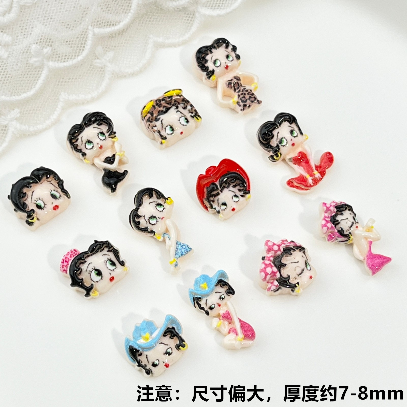100 adet Karikatür Betty Tırna - Resin Art Diy incelemesi ve fiyatı