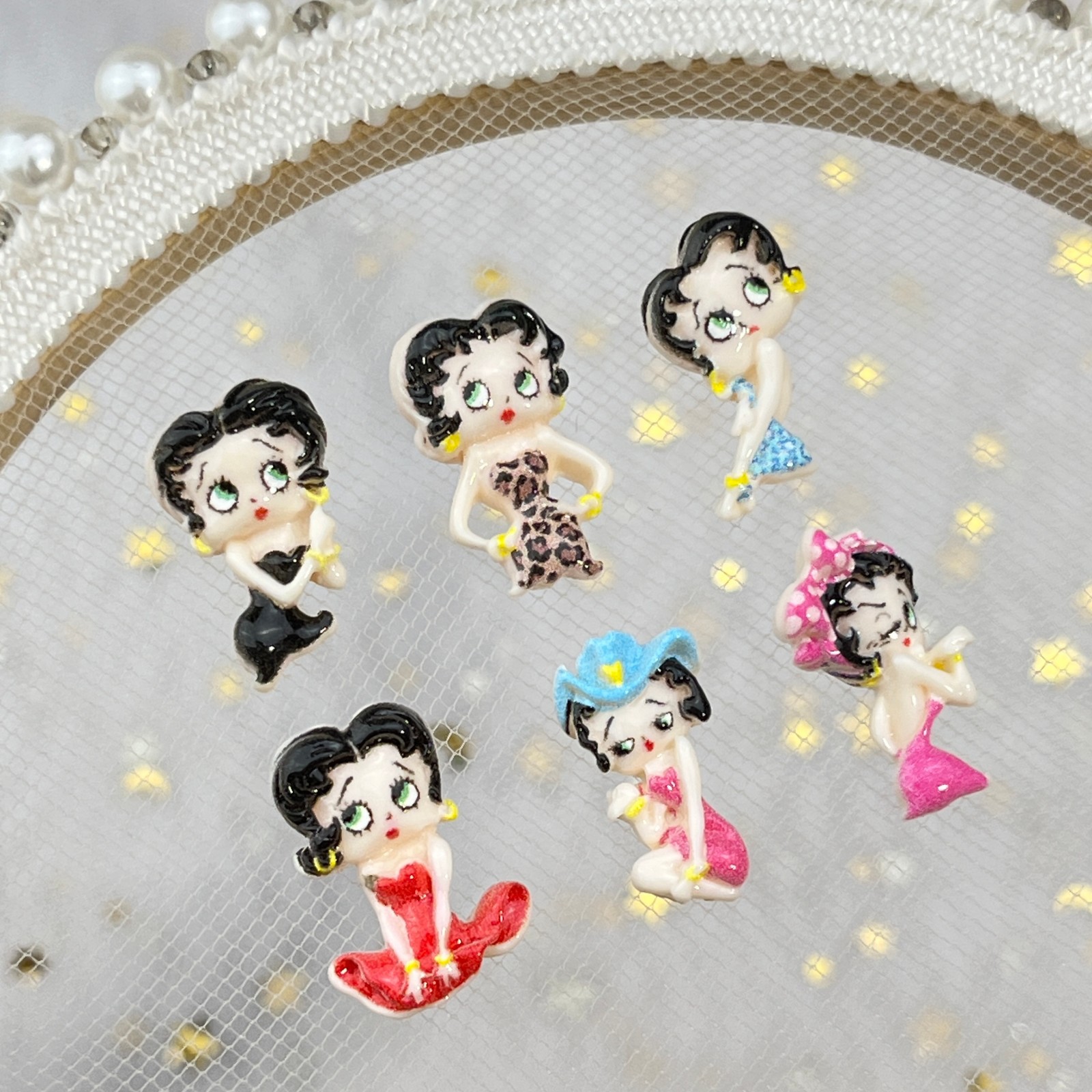 100 adet Karikatür Betty Tırna - Resin Art Diy incelemesi ve fiyatı