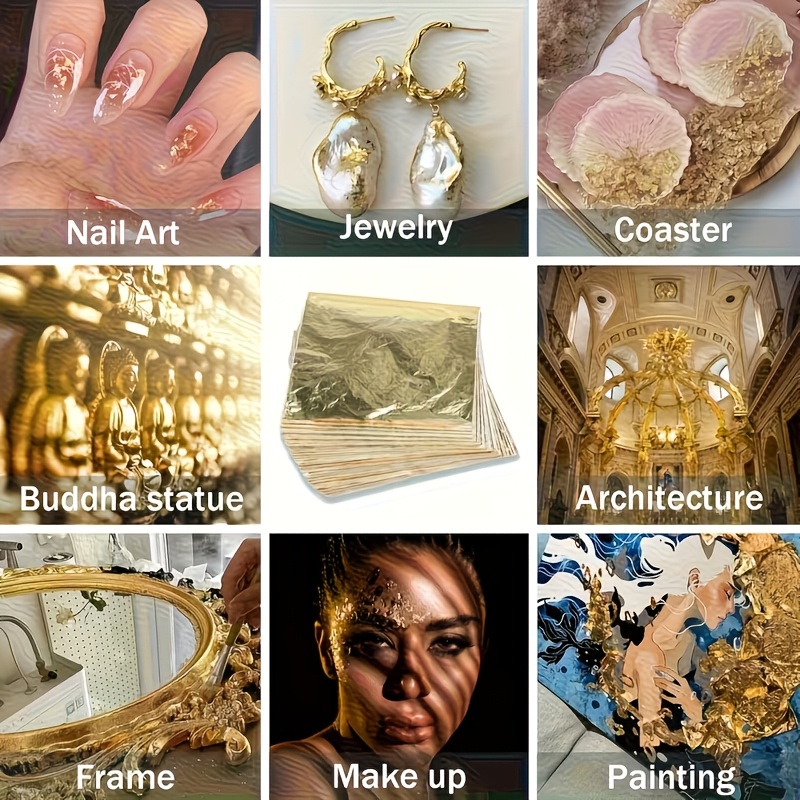 100 Adet İmitasyon Altın Folyo - Resin Art For Wedding Gift incelemesi ve fiyatı