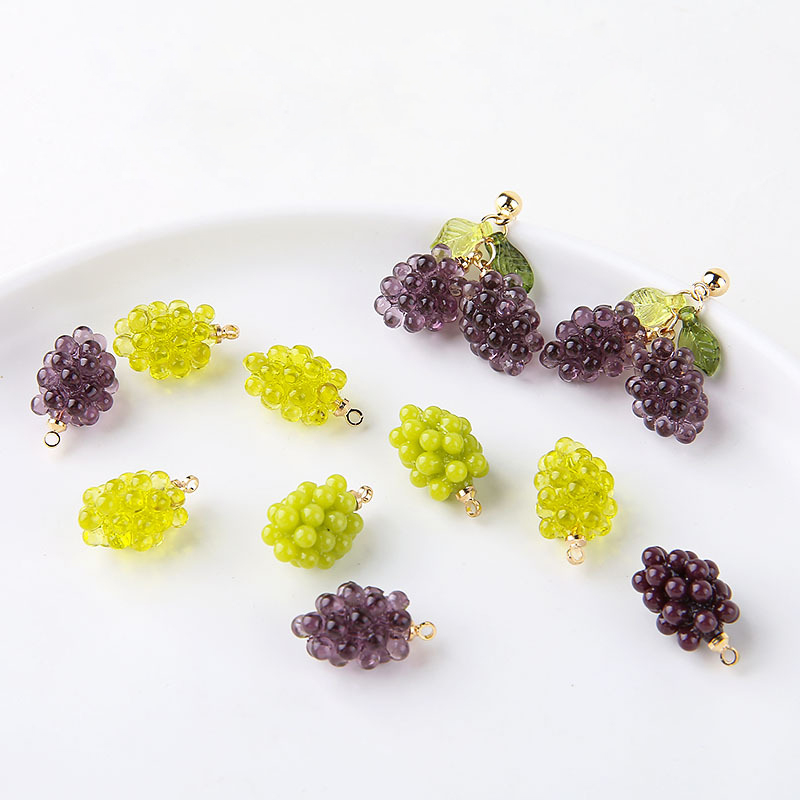 6 adet Sevimli Küçük Üzüm Reçi - Resin Art Jewelry Kit incelemesi ve fiyatı