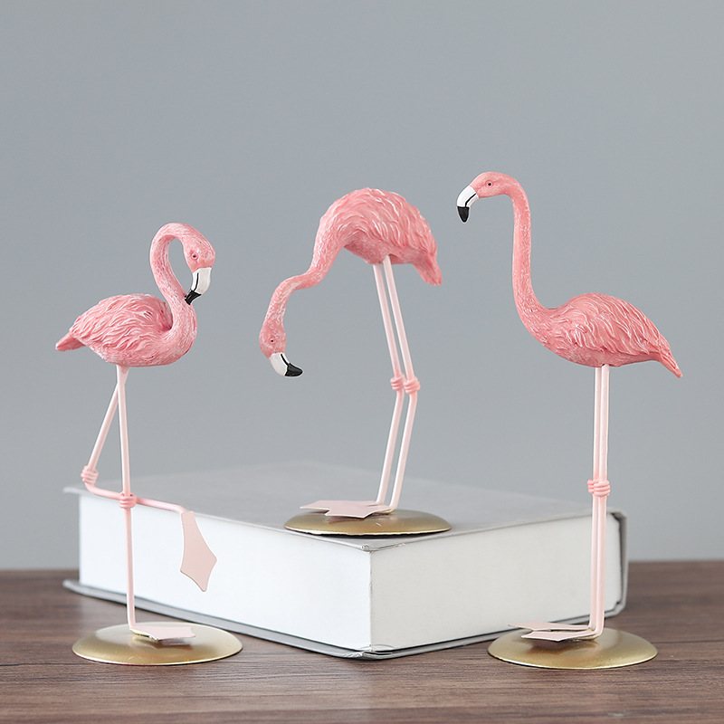 3 Adet Pembe Flamingo Figürler - Resin Art For Wedding Gift incelemesi ve fiyatı