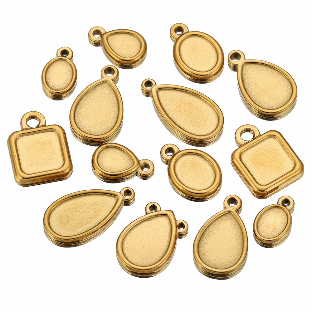 5 adet Paslanmaz Çelik Kare Da - Resin Art Jewellery incelemesi ve fiyatı