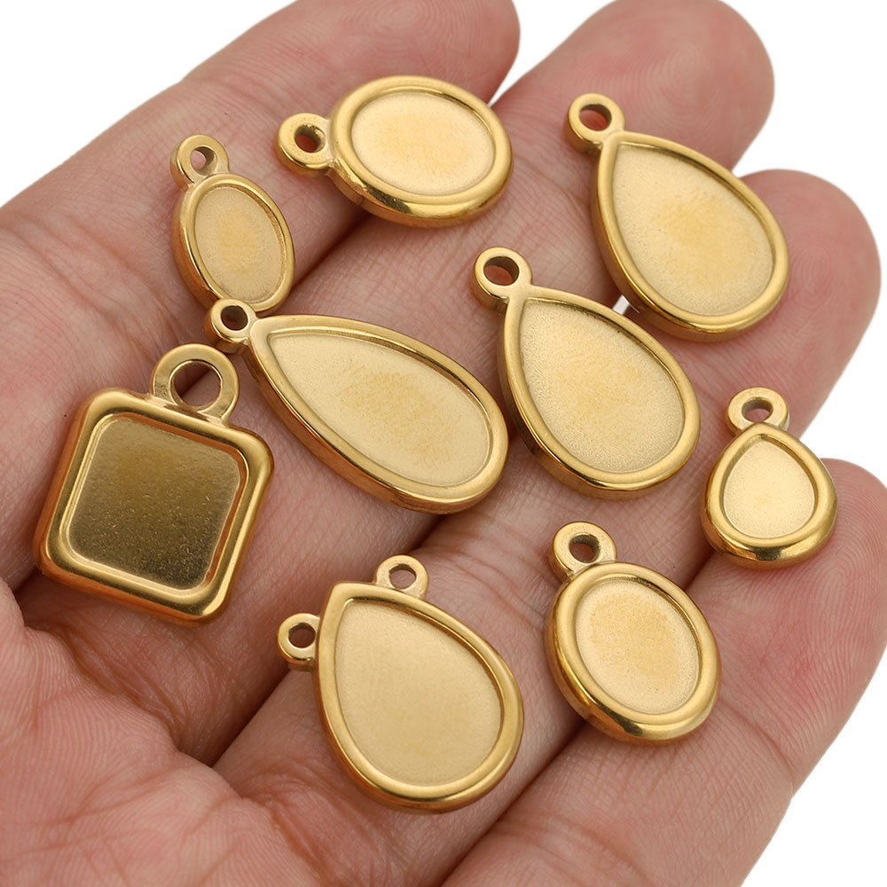 5 adet Paslanmaz Çelik Kare Da - Resin Art Jewellery incelemesi ve fiyatı