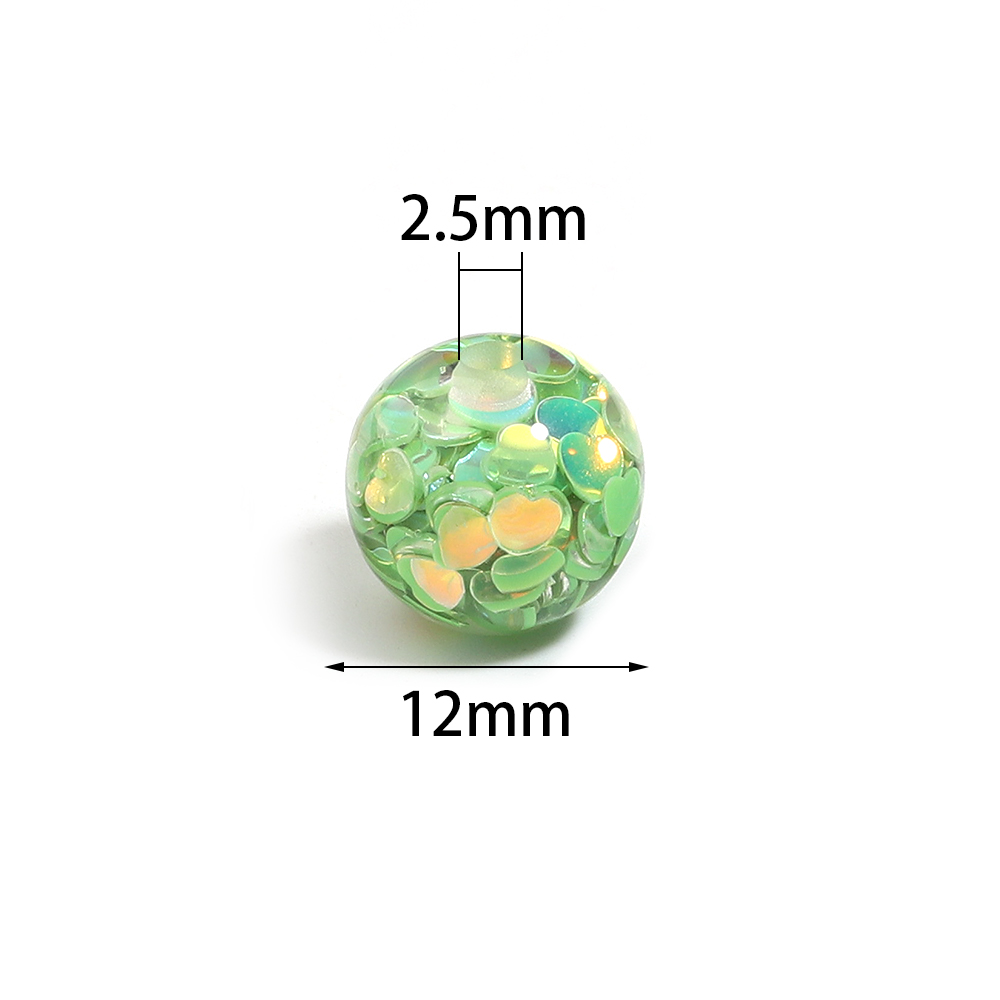 10 Adet 12mm Reçine Kalp Şekli - Resin Art Jewellery incelemesi ve fiyatı