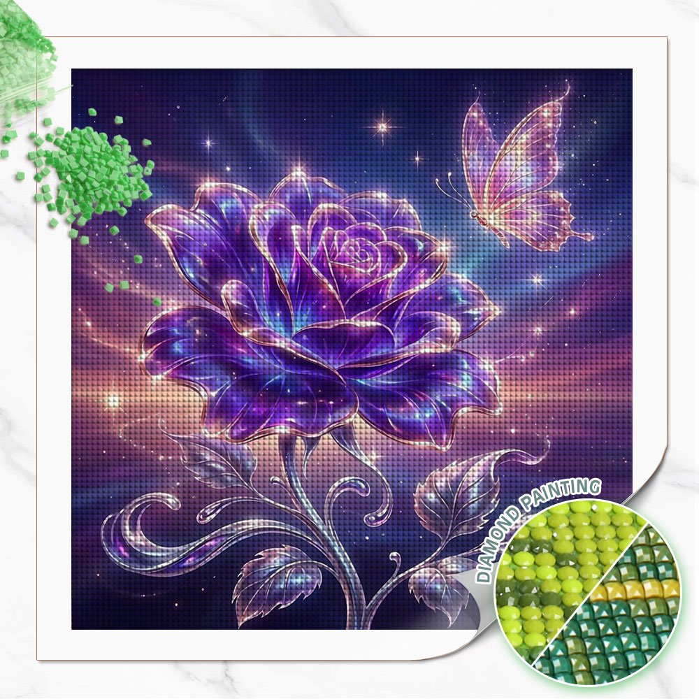 Huacan Tam Kare Yuvarlak Elmas - Resin Art Rose incelemesi ve fiyatı