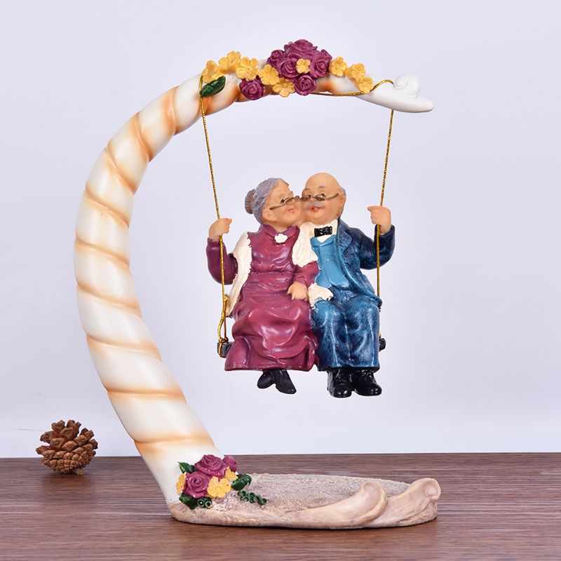 Çin Salıncağı Yaşlı Çiftler Re - Resin Art For Wedding Gift incelemesi ve fiyatı