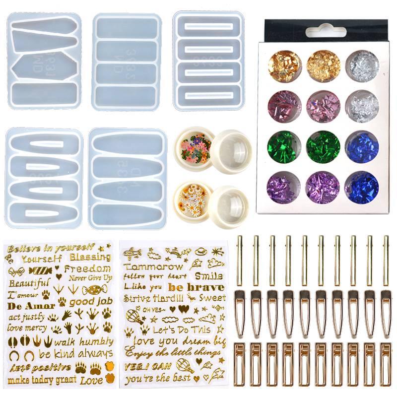 DIY epoksi reçine saç tokası s - Resin Art Jewellery incelemesi ve fiyatı