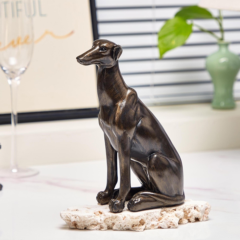 Tazı Köpek Heykeli, Fransız Bu - Resin Art Furniture incelemesi ve fiyatı