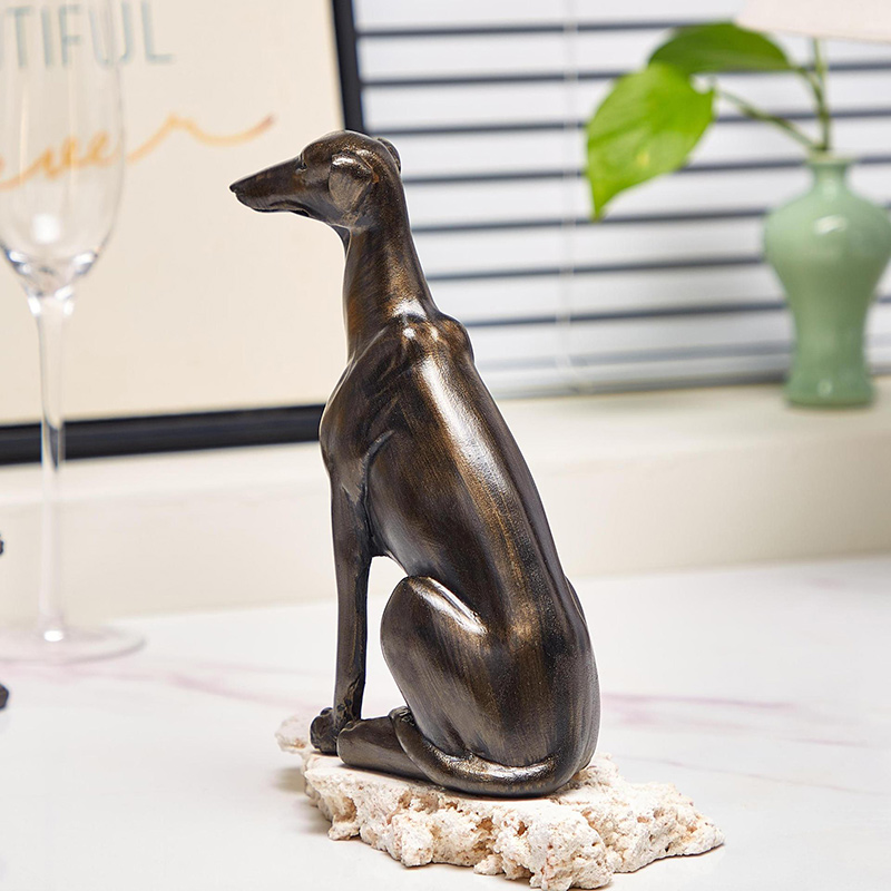Tazı Köpek Heykeli, Fransız Bu - Resin Art Furniture incelemesi ve fiyatı