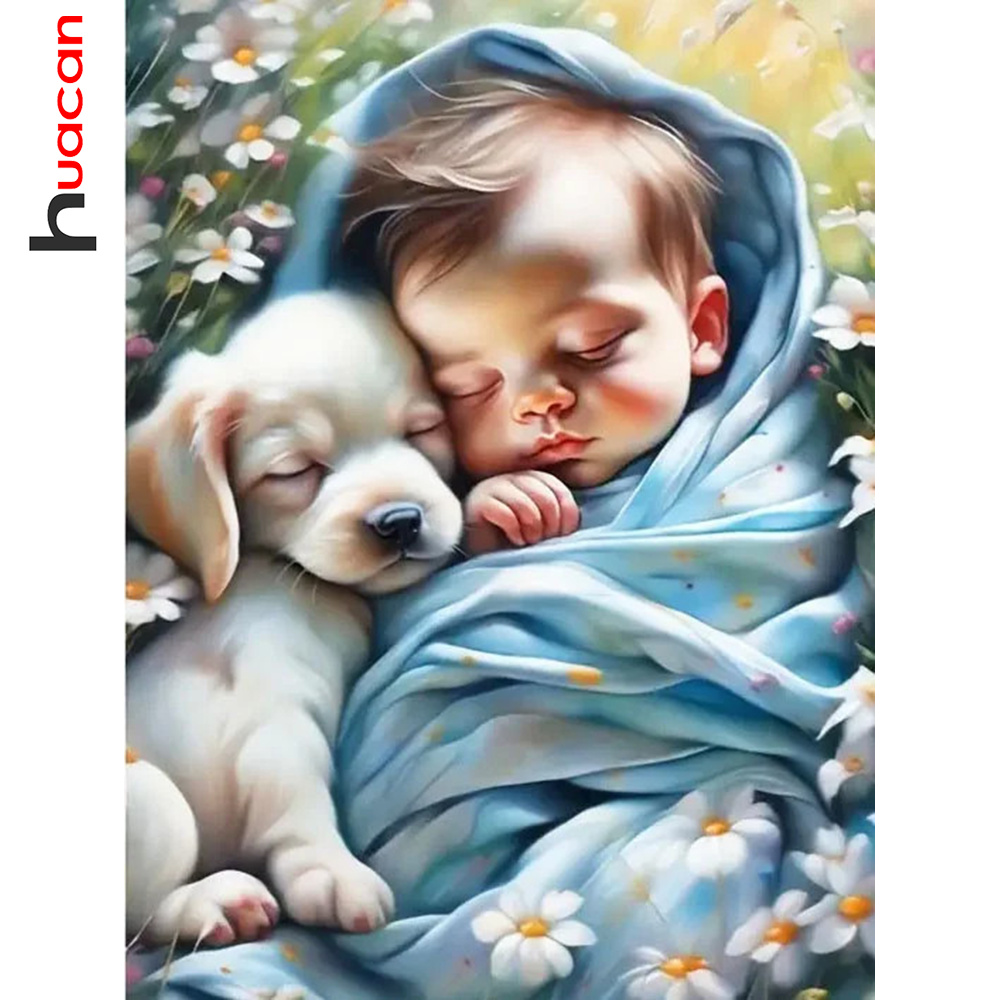 Huacan 5D Diy elmas boyama çiç - Resin Art Baby incelemesi ve fiyatı
