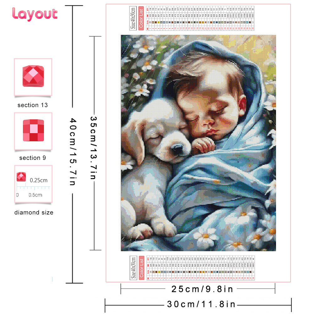 Huacan 5D Diy elmas boyama çiç - Resin Art Baby incelemesi ve fiyatı