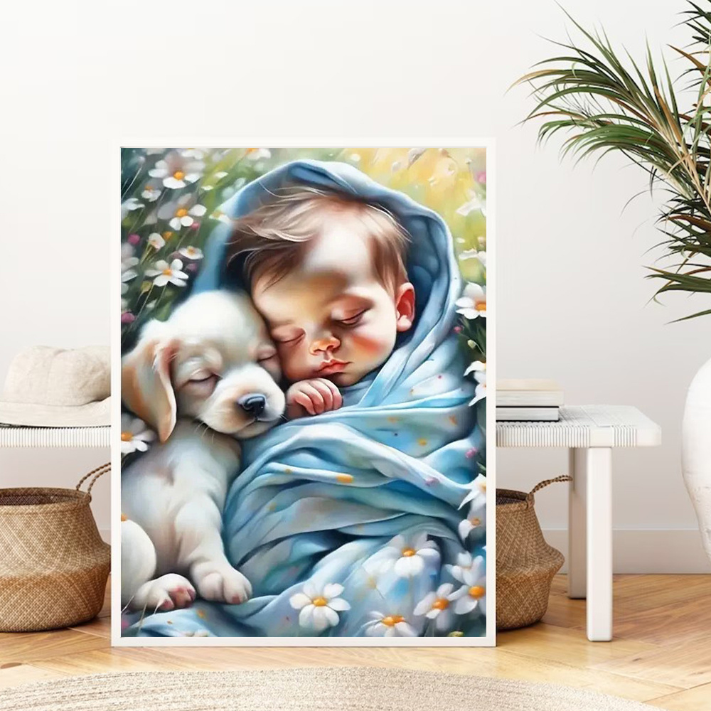 Huacan 5D Diy elmas boyama çiç - Resin Art Baby incelemesi ve fiyatı