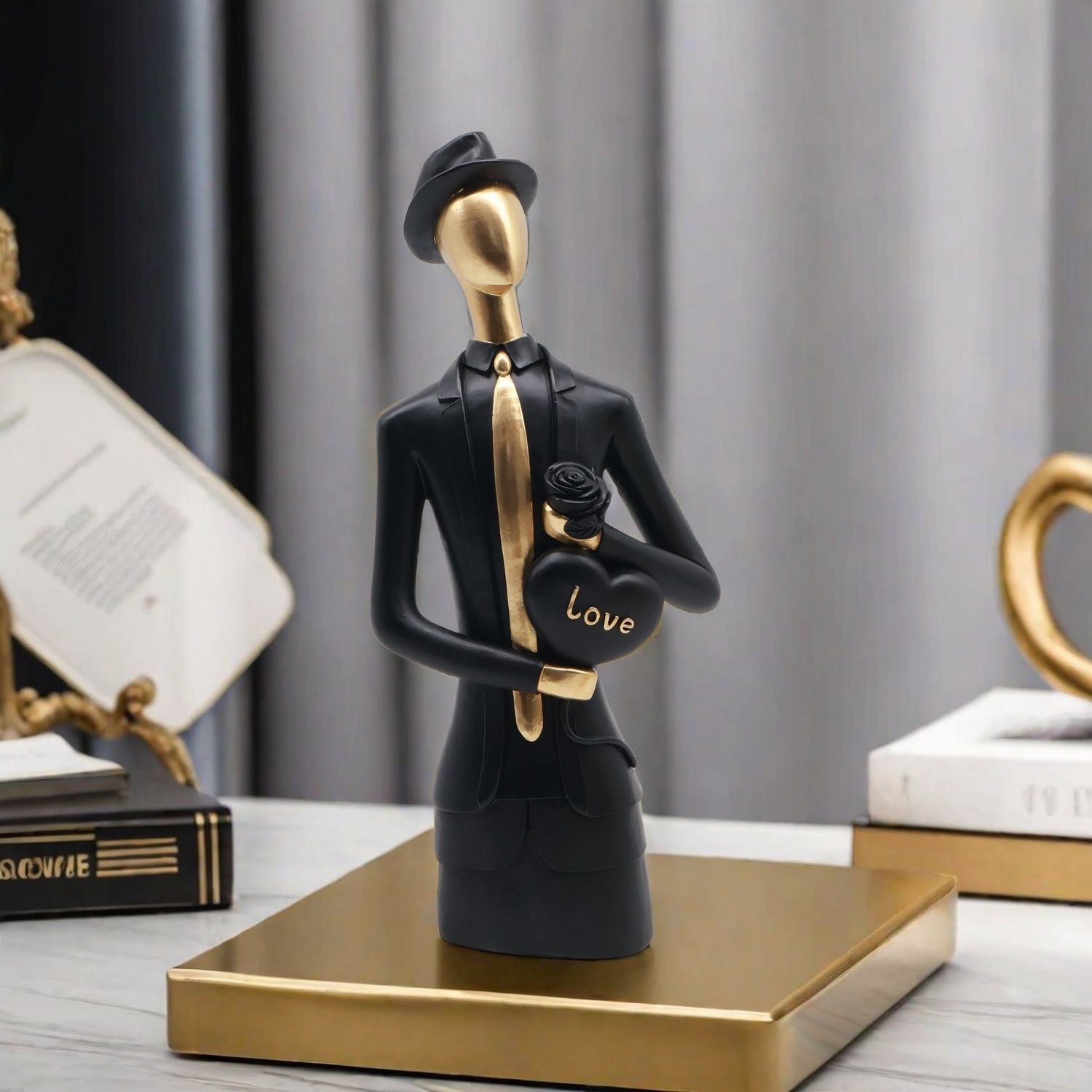 Dekor Reçine Heykel İskandinav - Resin Art For Wedding Gift incelemesi ve fiyatı