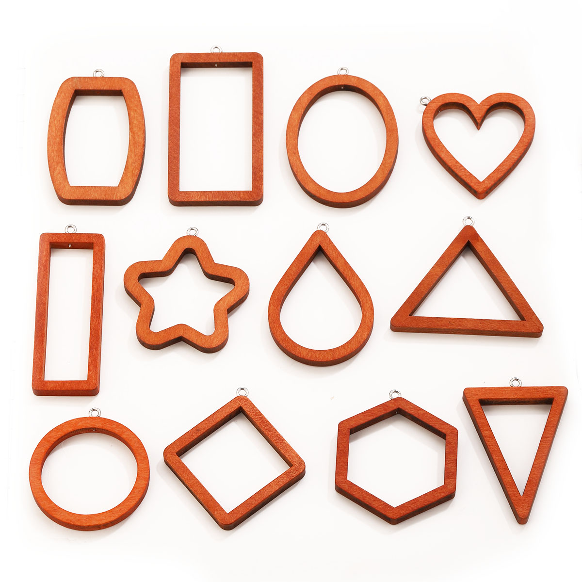 10 adet üçgen dikdörtgen ahşap - Resin Art Jewelry Kit incelemesi ve fiyatı