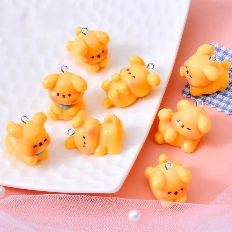 10 Adet Sevimli Karikatür Köpe - Resin Art Jewelry Kit incelemesi ve fiyatı