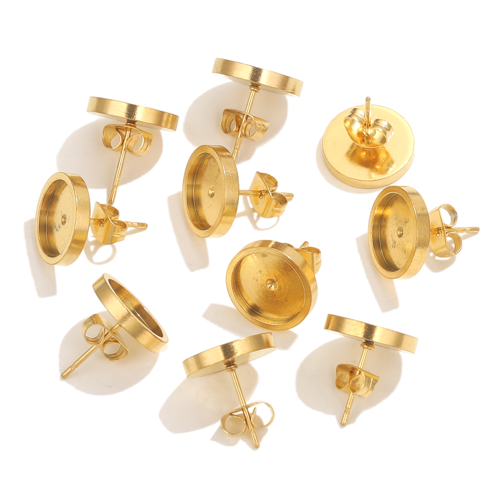 10 adet Paslanmaz Çelik Altın  - Resin Art Jewellery incelemesi ve fiyatı