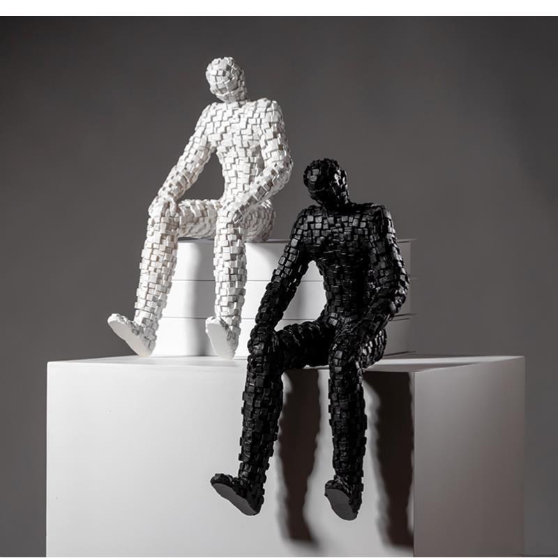 Mozaik Figürler Heykel Soyut S - Resin Art Furniture incelemesi ve fiyatı